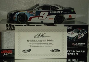 2017 WILLIAM BYRON #9 LIBERTY UNIVERSITY AUTOGRAPHED ROOKIE CAR#568/909 W/FCOA - Picture 1 of 12