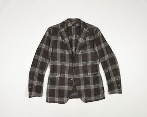 Rose & Born Wool Silk Checkered Blazer Jacket Size 36R