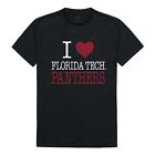Florida Institute of Technology Panthers NCAA Cotton I Love Tee T Shirt  