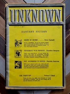 Unknown Vol 5 #1 GD (1941 Street & Smith) Sci-Fi & Fantasy Pulp Early Golden Age - Imagen 1 de 4