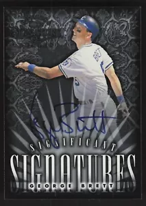1998 Donruss Significant Signatures George Brett Auto #NNO /2000 - Royals HOF - Picture 1 of 2
