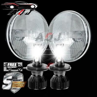 Projetor de farol de LED redondo cromado 7 polegadas para caminhões Ford LN7000 LN8000 LN9000 - Imagem 1 de 4