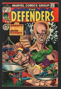 THE DEFENDERS #16, 1974, Marvel Comics, buen estado, magneto, ¡alfa! - Imagen 1 de 1