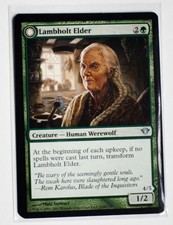 Lambholt Elder  Silverpelt Werewolf ~ MAGIC THE GATHERING PLAYSET MTG Dark Asce