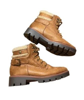 Botas marrones con cordones Cliffs by White Mountain para mujer Meldon talla 7,5 M Foto 1 de 4