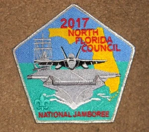 North Florida Council 2017 National Jamboree Back Patch - NEW - Picture 1 of 1
