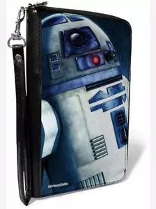R2D2 Geldbörse mit Schnallen mit Reißverschluss Neu mit Etikett - Bild 1 von 4