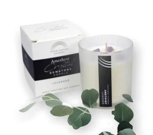Soy Wax Crystal Gemstone Aromatherapy Scented Candle 500g - Picture 1 of 6