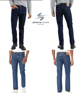 Levi 501 Men's Original Classic Jeans Fit Straight Trouser Regular Denim Jean - Picture 1 of 19