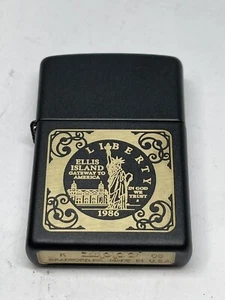 Ultra Rare 2008 Ellis Island Gateway To America Immigration Zippo Lighter - Bild 1 von 2