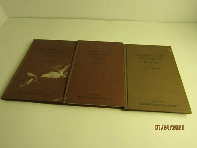 Elementary Harmony, Parts 1 to 3 C H Kitson Published by Oxford - Image 1 of 4