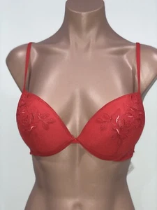 Sujetador acolchado LA PERLA NUEVO CON ETIQUETAS Ninfea - rojo coral - Imagen 1 de 5