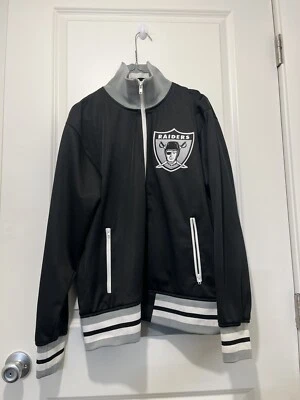 Chaqueta Mitchell & Ness Oakland Raiders Throwback Hombre Talla S Foto 1 de 4