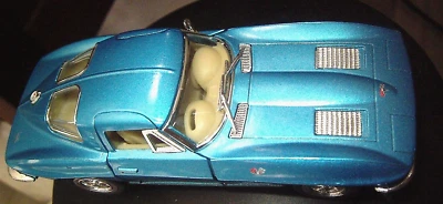 Chevrolet Corvette Stingray 1963 modelo de coche diecast PB juguete escala 1:32 coleccionable Foto 1 de 2