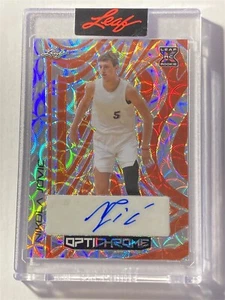NIKOLA JOVIC Heat 2022-23 Foglia Otticromatica Cannocchiale Arancione AUTO XRC Proof 1/1 - Foto 1 di 2