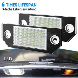 2x LUZ DE MATRÍCULA LED ILUMINACIÓN DE MATRÍCULA PARA FORD FOCUS 2 II C-MAX 03-10 - Imagen 1 de 10