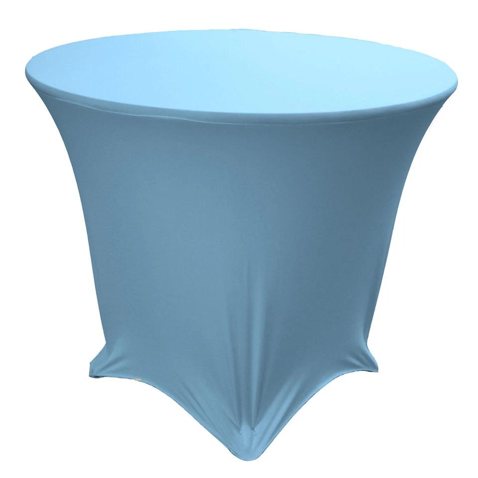 Mantel redondo de spandex de lino LA. Hecho en USA Foto 1 de 1