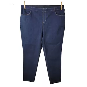Denim Co Pull On Jeans Plus size 22W 22 42" Waist Stretch pants Casual Womens 3X - Picture 1 of 7