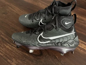 Nuove scarpe da baseball Nike Alpha Huarache NXT da uomo in metallo taglia 7 nere - Foto 1 di 5