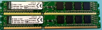 Kingston KVR16N11S8K2/8 8GB Kit (2x4GB) DDR3 1600MHz PC3-12800 - Image 1 of 2