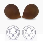 Nubra Se998 Seamless Push Up Adhesive Bra Chocolate E And Nu Way Straps Usa 68