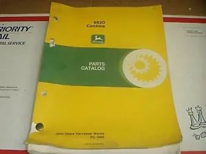 OEM John Deere Model 6620 Combine Parts Catalog Manual Book PC1666 FREE SHIPPING - Picture 1 of 5