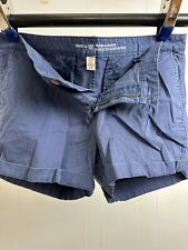 Women's Gap Blue Khaki Shorts Girlfriend Style Size 16/33