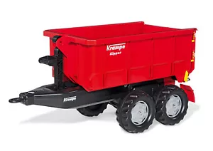 Rolly Toys Anhänger Container Krampe Kipper mit Absetzmulde, Zweiachsanhänger - Bild 1 von 5