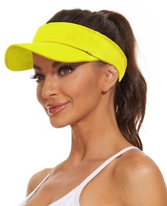Mens Womens Sun Visors with UV Protection Adjustable Sports Sun Visor Beach H... - Picture 1 of 7