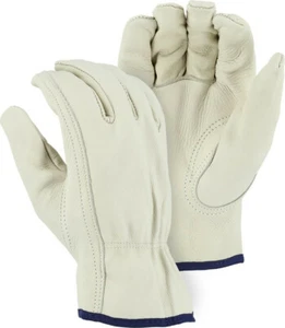Majestuosos Guantes de Cuero con Keystone Pulgar Piel de Vaca X-Large 2510/11 1 PAR NUEVO - Imagen 1 de 5