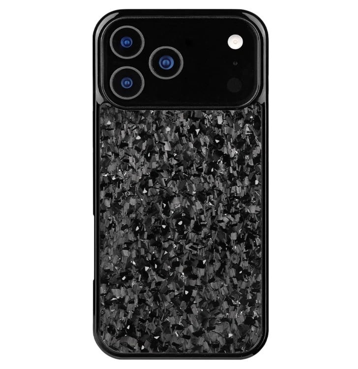 For iPhone 17 Pro Max Ultra-Slim Forged Carbon Fiber Magnetic Case Cover - Image 1 of 4
