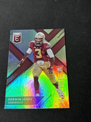 Derwin James RC Florida State Seminoles 2018 Panini Elite Draft Picks #129b - Image 1 of 2