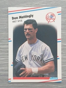 DON MATTINGLY 1988 FLEER MINI GLOSSY YANKEES - Picture 1 of 2