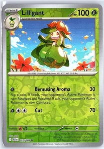 2025 Pokemon SV Black Bolt - BLK EN Lilligant Reverse Holo Uncommon #007/086 - Picture 1 of 10