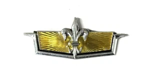 Chevrolet Caprice Classic 1970-1980 amarillo y plata insignia emblema 3,75" - Imagen 1 de 10