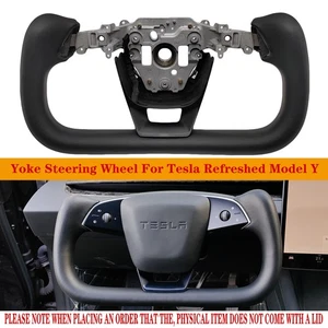 Yoke Steering Wheel For Tesla Refreshed Model Y 2025 w/Heated - Bild 1 von 7