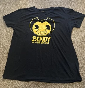 Bendy & the Ink Machine Mens Large Black T-Shirt - Picture 1 of 2