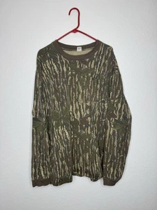 Vintage 90s Real Tree Camo Long Sleeve Shirt With Pocket XL Made In USA Hunting - Picture 1 of 17