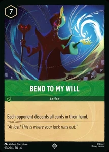 Bend to My Will (093) Azurite Sea Disney Lorcana - Imagen 1 de 1