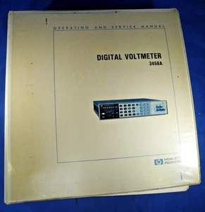 Keysight/HP/Agilent 3456A Operating Manual Digital Voltmeter P/N 03456-90004 - Picture 1 of 10