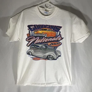 Vintage 2003 Goodguys Columbus Nationals Hot Rod doppelseitiges Hemd Herren Large - Bild 1 von 9