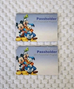 Disney World Passholder Program Guide, 2011, 2er Set, Annual Passholder Folder - Bild 1 von 5