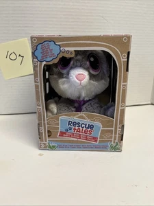 Little Tikes Rescue Tales Mascotas Peluche Gatito Gato Púrpura, Gris y Blanco Juguete 6.5" - Imagen 1 de 3