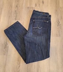 Seven 7 For All Mankind Herren Jeans Medium Wash Größe 31×29 Slimmy Straight Baumwolle - Bild 1 von 8