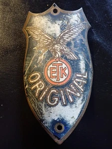 SELTEN ANTIK VINTAGE 20er RAR FAHRRAD ETK ORIGINAL FRONTSCHILD ESTLAND ESTNIAN - Bild 1 von 2