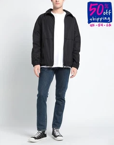 RRP€840 DSQUARED2 Techno Fabric Jacket IT46 US36 S Black High Neck Made in Italy - Picture 1 of 5