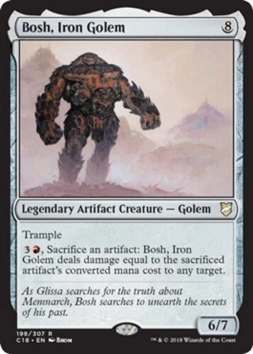 Bosh, Iron Golem ~ Near Mint Commander 2018 MTG Magic UltimateMTG Artifact Card - Image 1 of 1