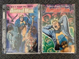 ANIMAL MAN #1-2 COMIC SET 1ST KEY ISSUES 1988 DC COMICS MORRISON - Picture 1 of 1