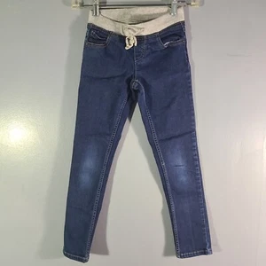 Justice Jeans Girls Size 8 Bootcut Skinny Jeans Sweatpants Trim Drawstring - Picture 1 of 13