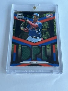Zaibel Zayas 2023 Panini Elite Extra Edition DPL Patch - Picture 1 of 2